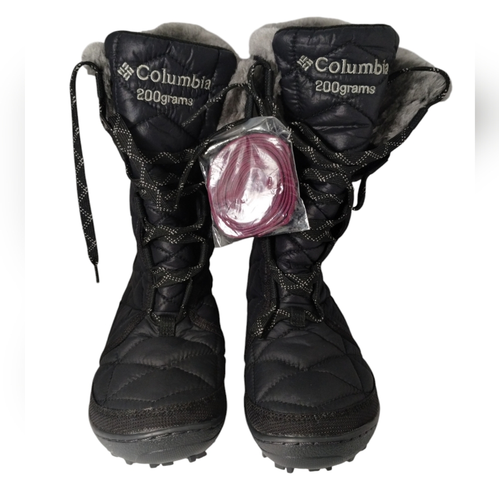 Columbia 200 Grams Boots Women's 6.5 Omni Heat grip Minx Mid Calf Waterproof. 